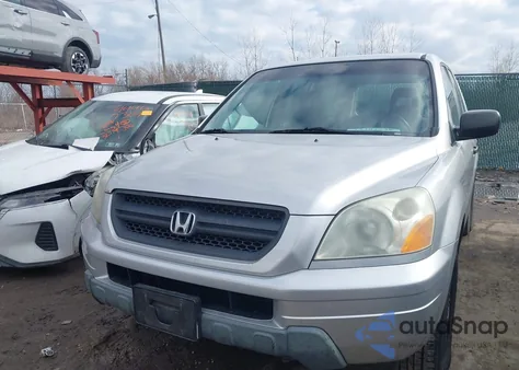 2005 Honda Pilot Lx from USA, damaged, VIN 2HKYF18125H544823